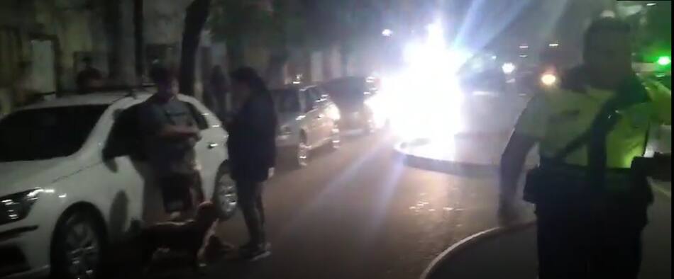 Incendio en un conventillo de La Boca. Foto: Captura de video.