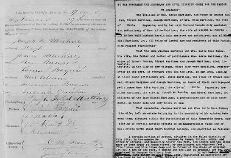 Documentos sobre los antepasados del papa León XIV. Foto: Fracebook/Jari Christopher Honora