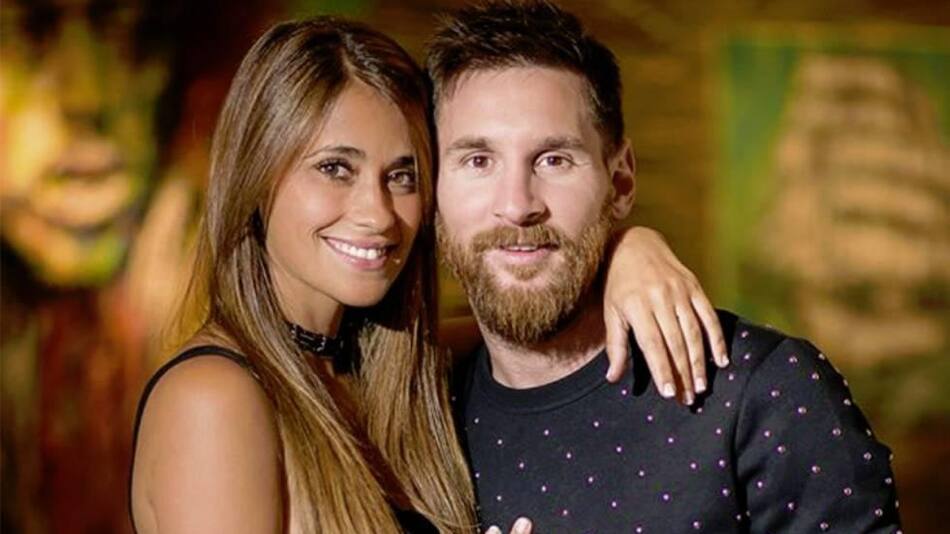 Lionel Messi y Antonella Roccuzzo