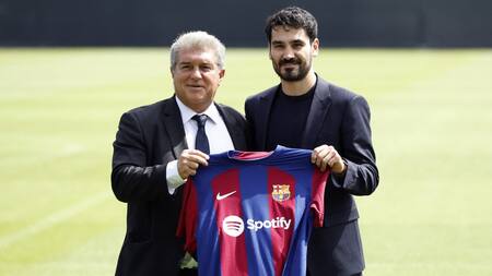 Ilkay Gundogan fue presentado como futbolista del Barcelona. Foto: Reuters.