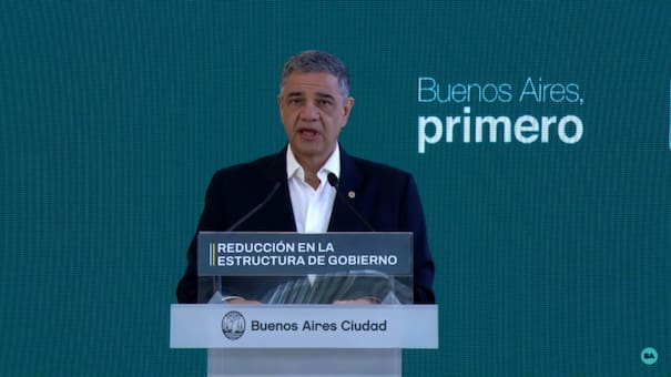Jorge Macri anunció la reducción de la estructura del Gobierno de la Ciudad para "ahorrar más de 13 mil millones de pesos"