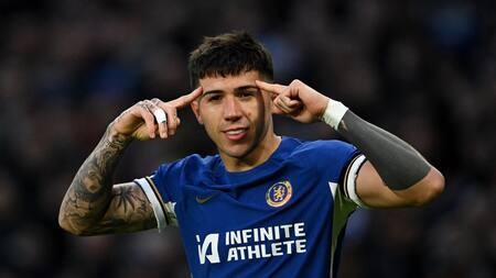 Enzo Fernández; Chelsea. Foto: Reuters.
