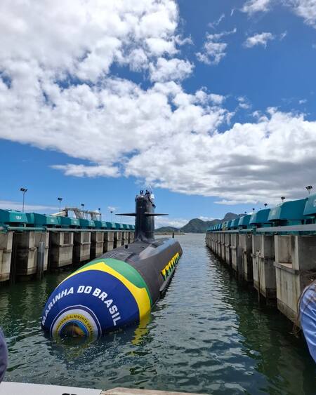 Submarino Almirante Karam de Brasil.