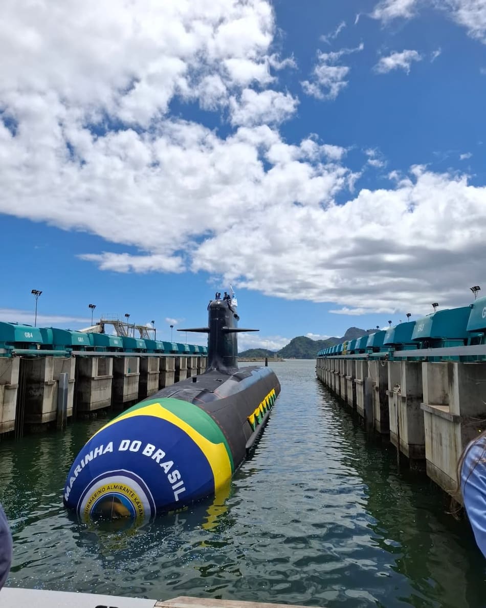 Submarino Almirante Karam de Brasil.
