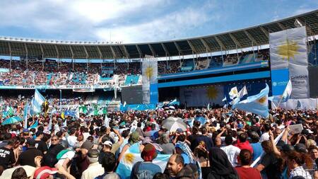 Cristina Kirchner en Avellaneda cierre de campaña -DYN-