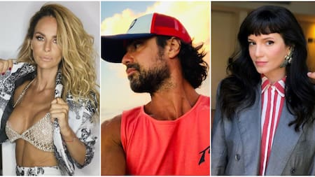 Sabrina Rojas, Luciano Castro y Griselda Siciliani. Fotos: Instagram.