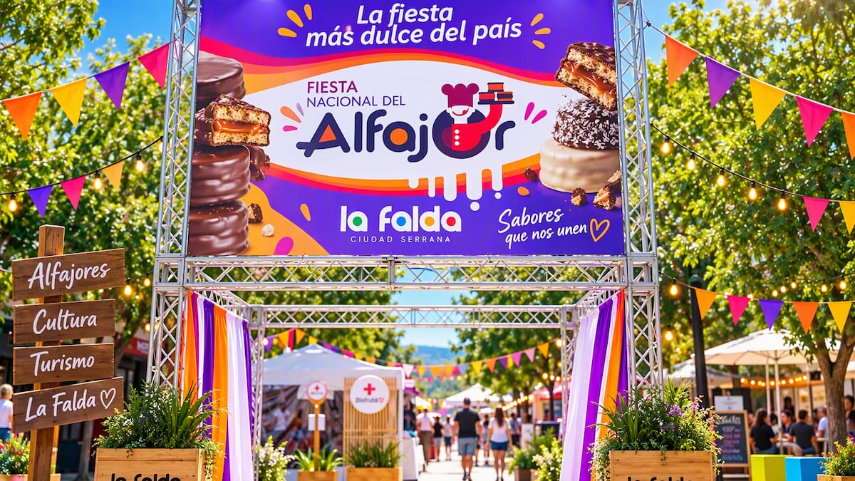 Fiesta Nacional del Alfajor 2026 en Córdoba: show de Los Caligaris y cientos de porciones gratis de un alfajor gigante