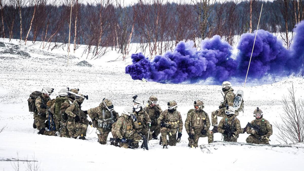 Soldados de la OTAN en el Ártico. Foto: Instagram @nato