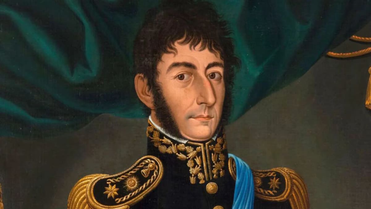 Pintura de San Martín en 1818 por José Gil Castro