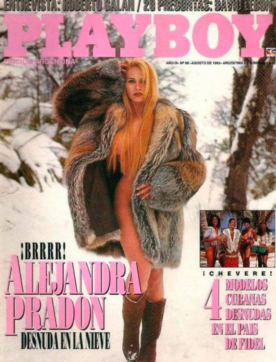 Tapas de Playboy Argentina - Alejandra Pradón
