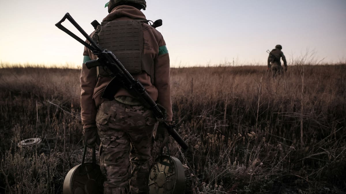 Guerra Rusia-Ucrania; soldados. Foto: Reuters.