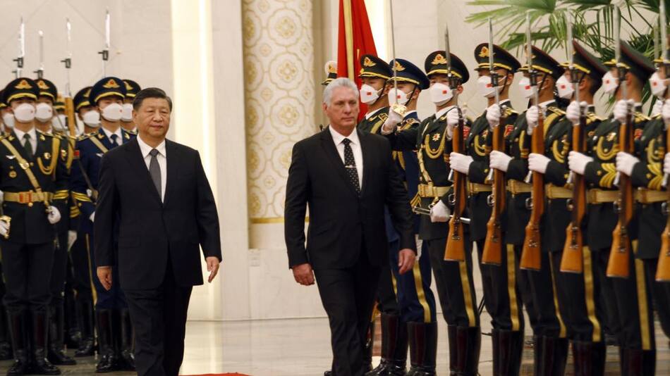 Miguel Díaz-Canel y Xi Jinping_EFE