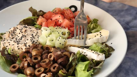 Ensaladas nutritivas y deliciosas.