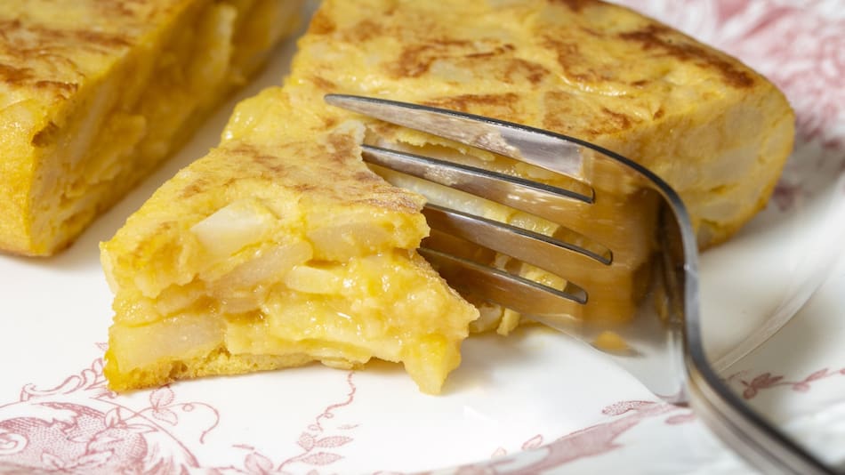 Tortilla de papa. Foto: Freepik