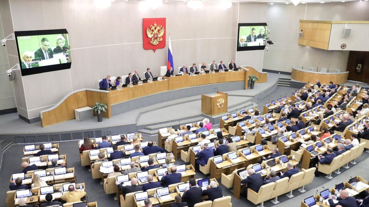 Duma de Rusia. Foto: Reuters.