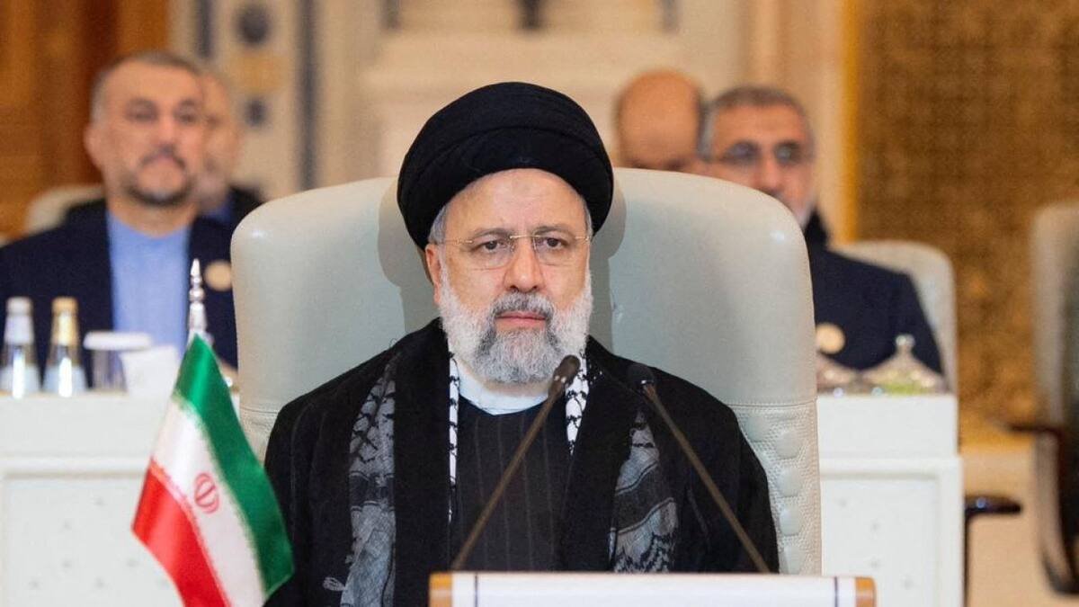 Raisí, supremo de Irán. Foto: Reuters.