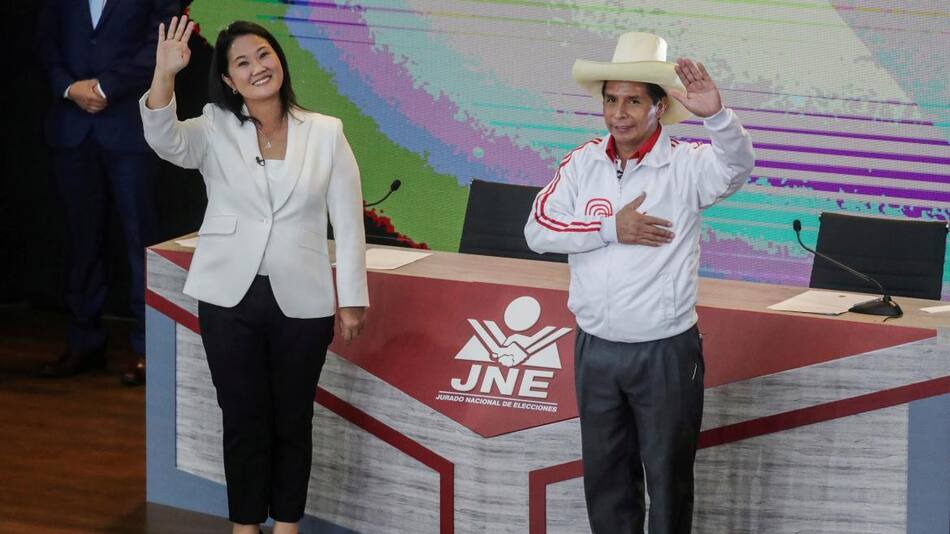 Elecciones en Perú, Keiko Fujimori y Pedro Castillo, Foto: Reuters