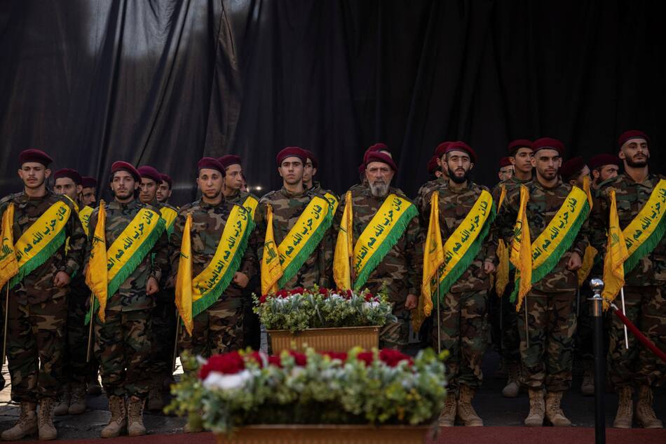 Milicias de Hezbollah. Foto: Reuters.
