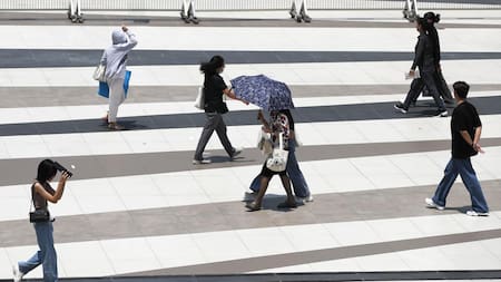 Ola de calor en Filipinas. Foto: EFE.