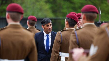 Rishi Sunak, primer ministro británico. Foto: Reuters.