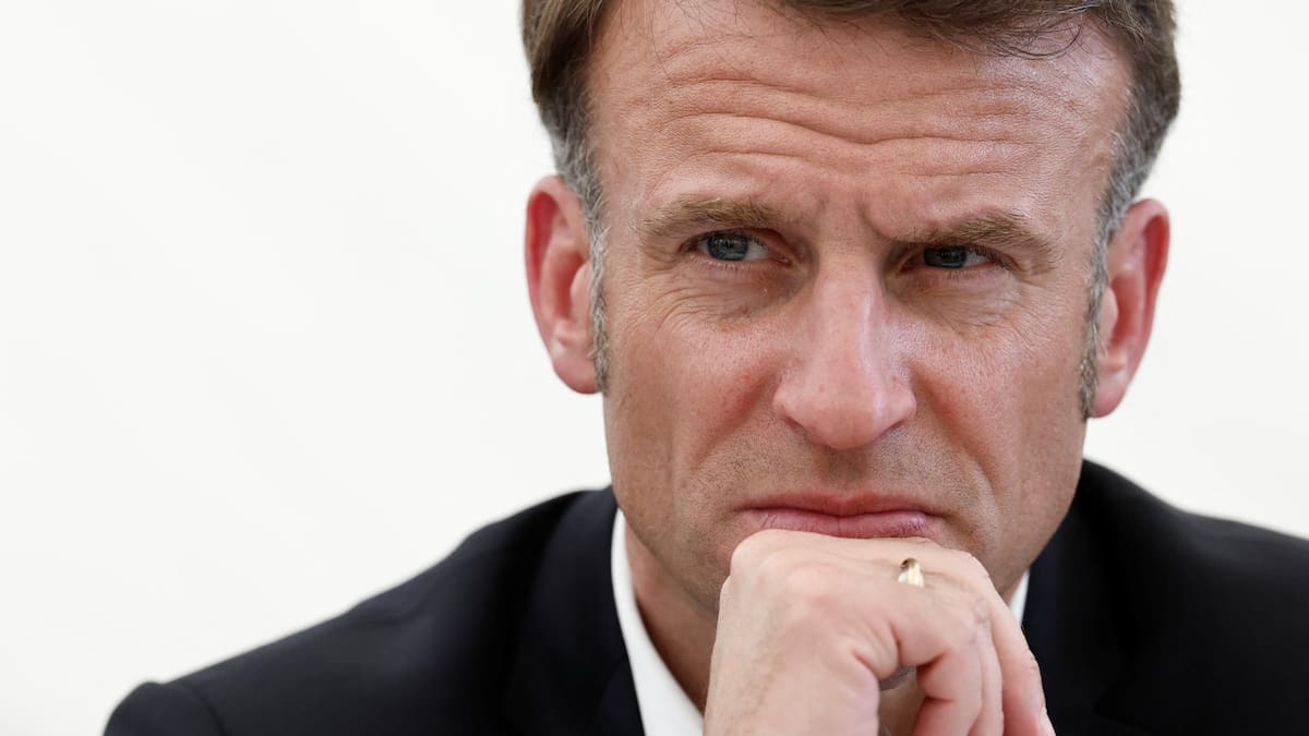 Emmanuel Macron, presidente de Francia. Foto: Reuters/Benoit Tessier