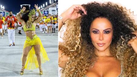 Vivianne Araujo, Carnaval de Brasil, escola do Samba Salgueiro, espectáculos