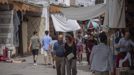 Ola de calor en Marruecos. Foto: EFE.