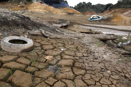 Sequía en Colombia. Foto: EFE.
