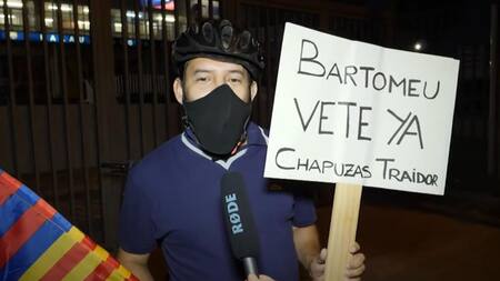 Crisis en el Barcelona, los hinchas apoyan a Messi y descargaron su furia contra Bartomeu, foto AS