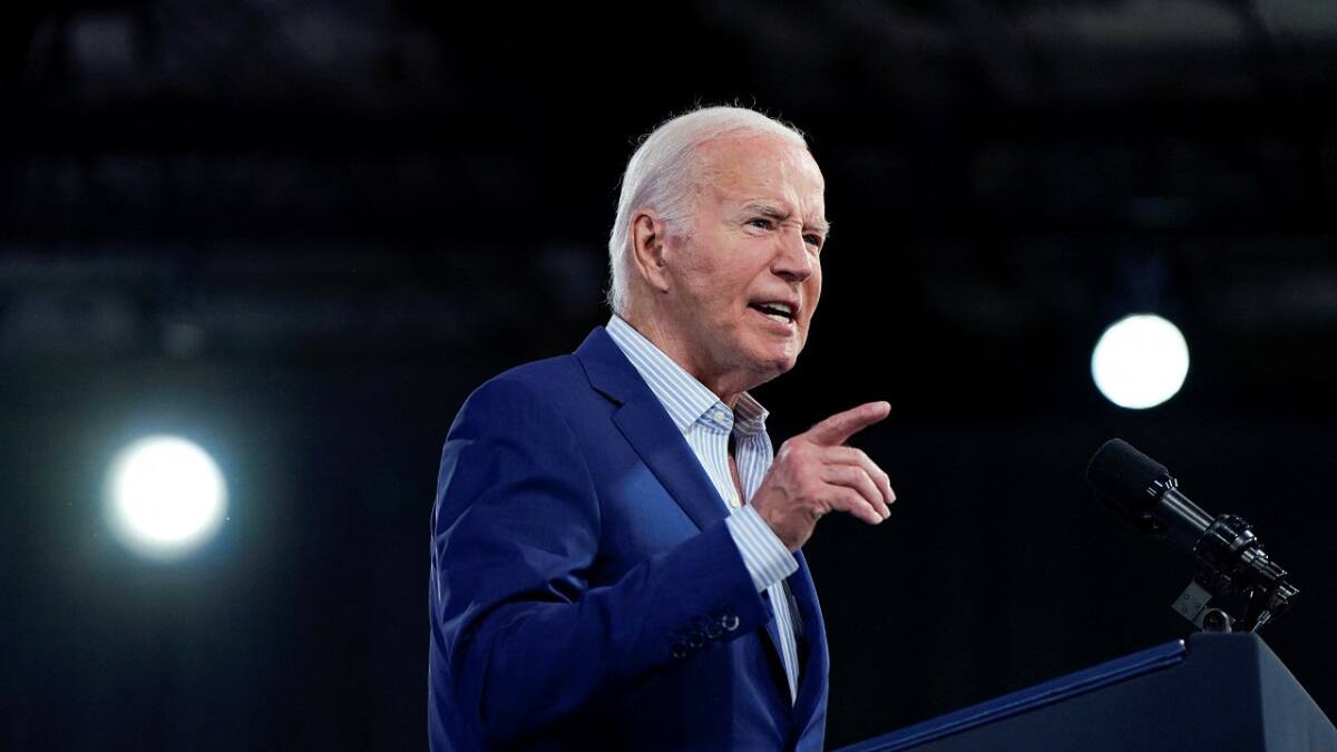 Joe Biden, presidente de Estados Unidos. Foto: Reuters.