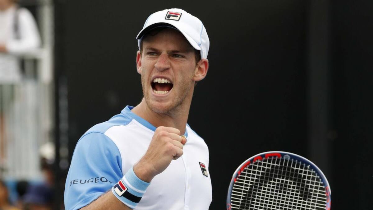 Triunfo de Diego Schwartzman en el Abierto de Australia (Reuters)