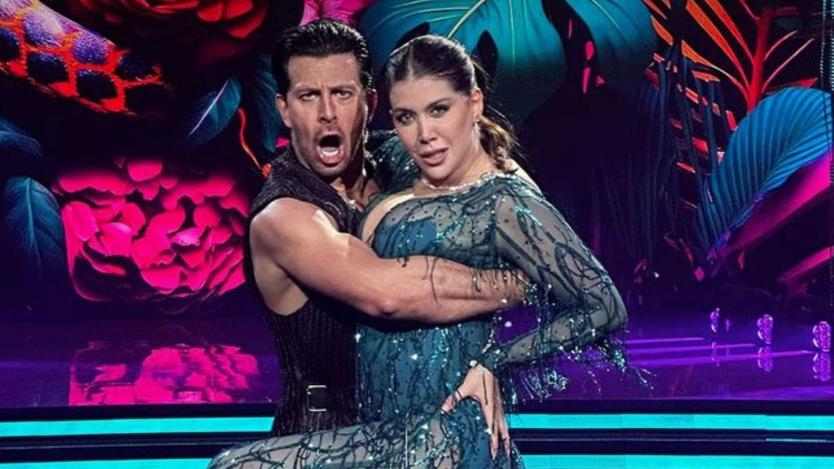 Wanda Nara junto a su bailarín. Foto: NA.