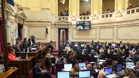 Debate en el Senado.