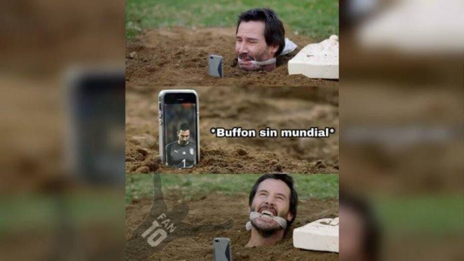 Memes - Italia fuera del Mundial