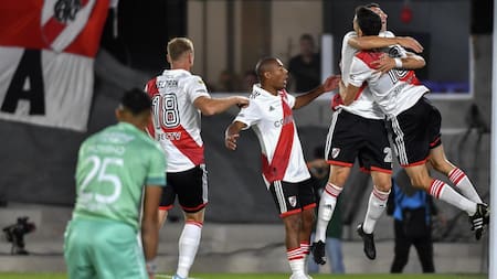 River vs Unión, fútbol argentino. Foto: NA