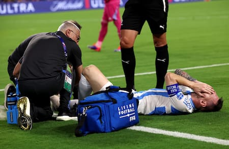 Lionel Messi; Argentina vs. Colombia; Copa América 2024. Foto: Reuters.