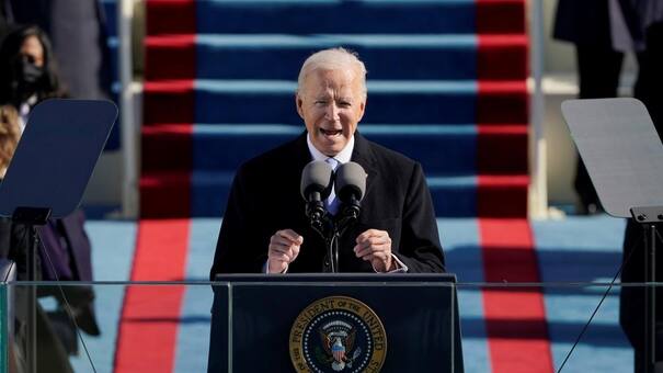 Joe Biden, en su primer discurso como presidente de Estados Unidos: "Sin unidad, no hay paz"