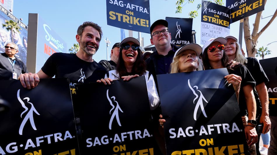Hollywood, huelga. Foto: Reuters