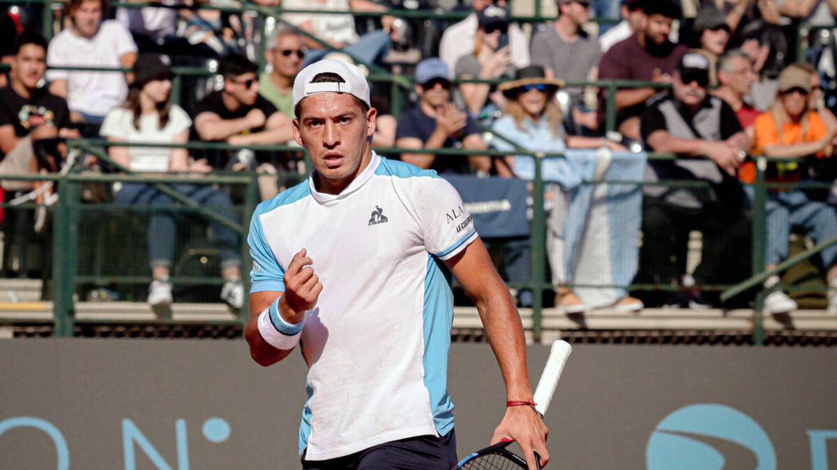 Sebastián Báez, tenis. Foto: NA