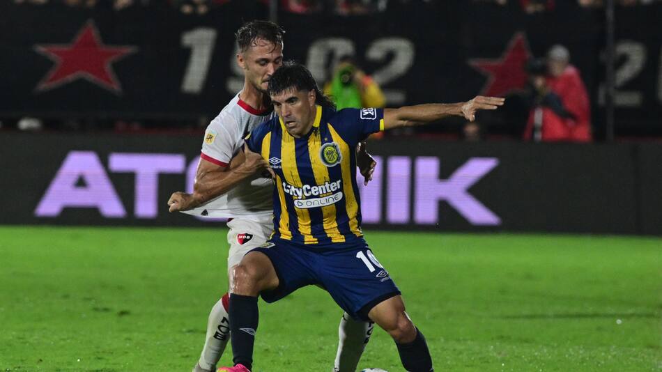Newells vs Rosario Central, Copa de la Liga. Foto: Télam