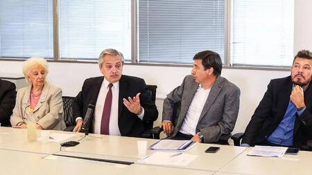 Reunión Alberto Fernández y Marcelo Tinelli