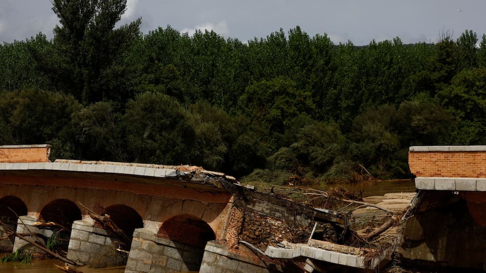 Destrozos en España. Foto: EFE.