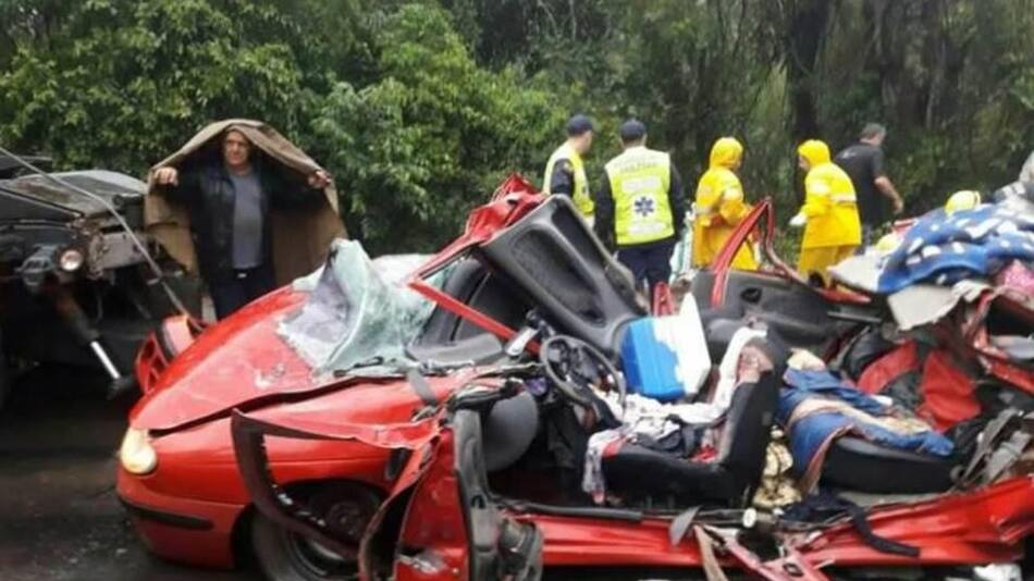 Trágico accidente de argentinos en Brasil (Twitter)