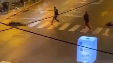 El momento del ataque en Tel Aviv. Foto: Ynet