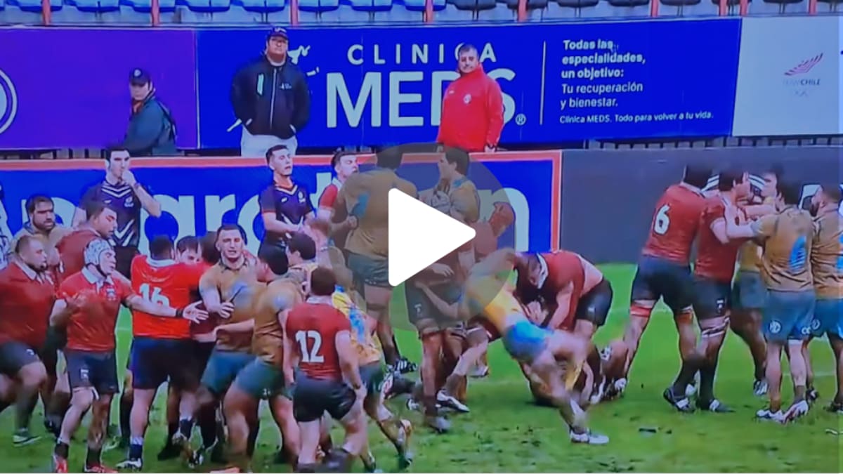 Se conocieron las duras sanciones a los rugbiers que protagonizaron una tremenda pelea en el partido entre Uruguay y Chile