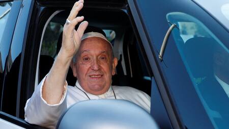 Papa Francisco fue dado de alta. Foto: Reuters.