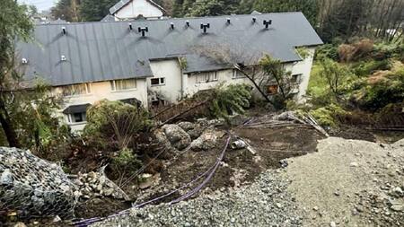 Alud en Bariloche, foto NA