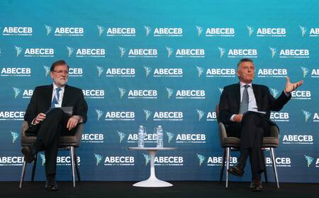 Mariano Rajoy y Mauricio Macri. Foto: NA.