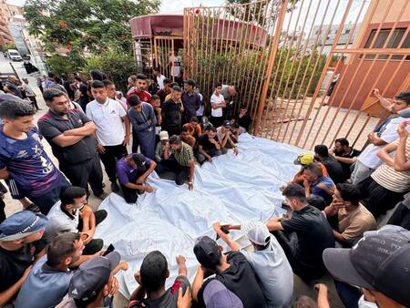 Víctimas de la guerra entre Israel y Hamás en Gaza. Foto: Reuters.