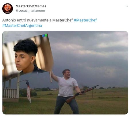 Meme de MasterChef. Foto: Twitter.